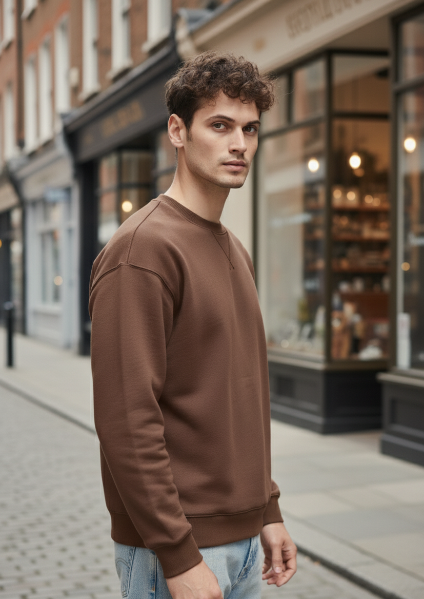 Sweatshirt | Daniel – Brown