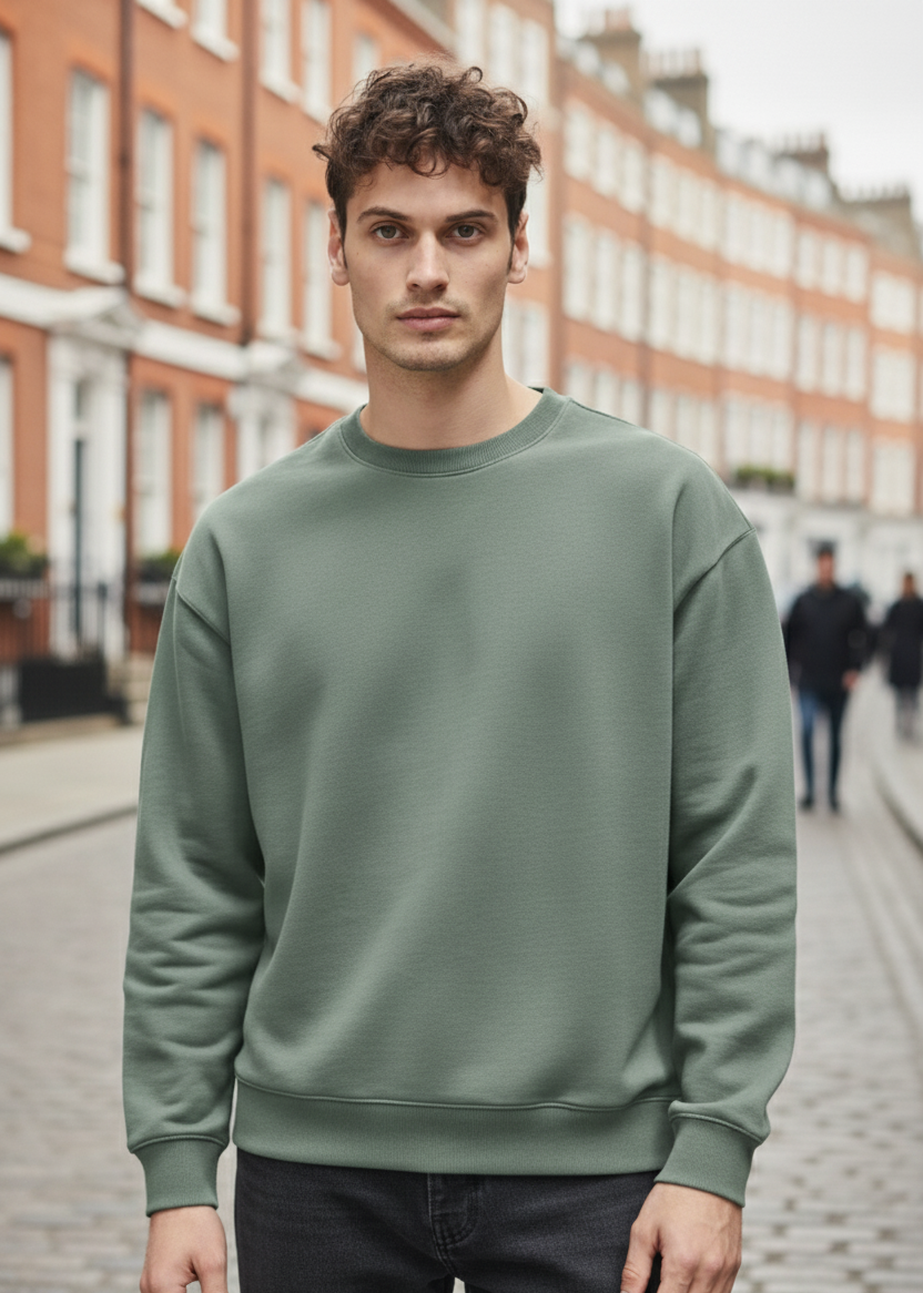 Sweatshirt | Logan – Sage Green