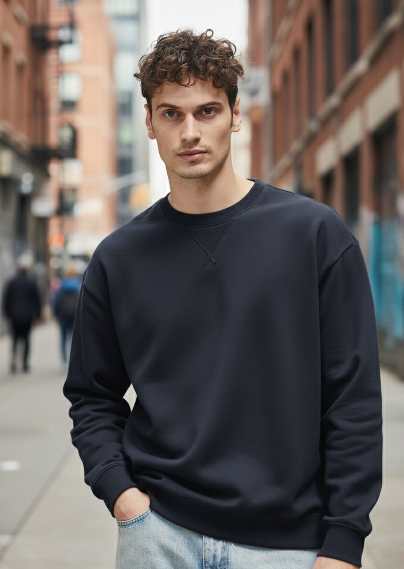 Sweatshirt | Nathan – Midnight Blue