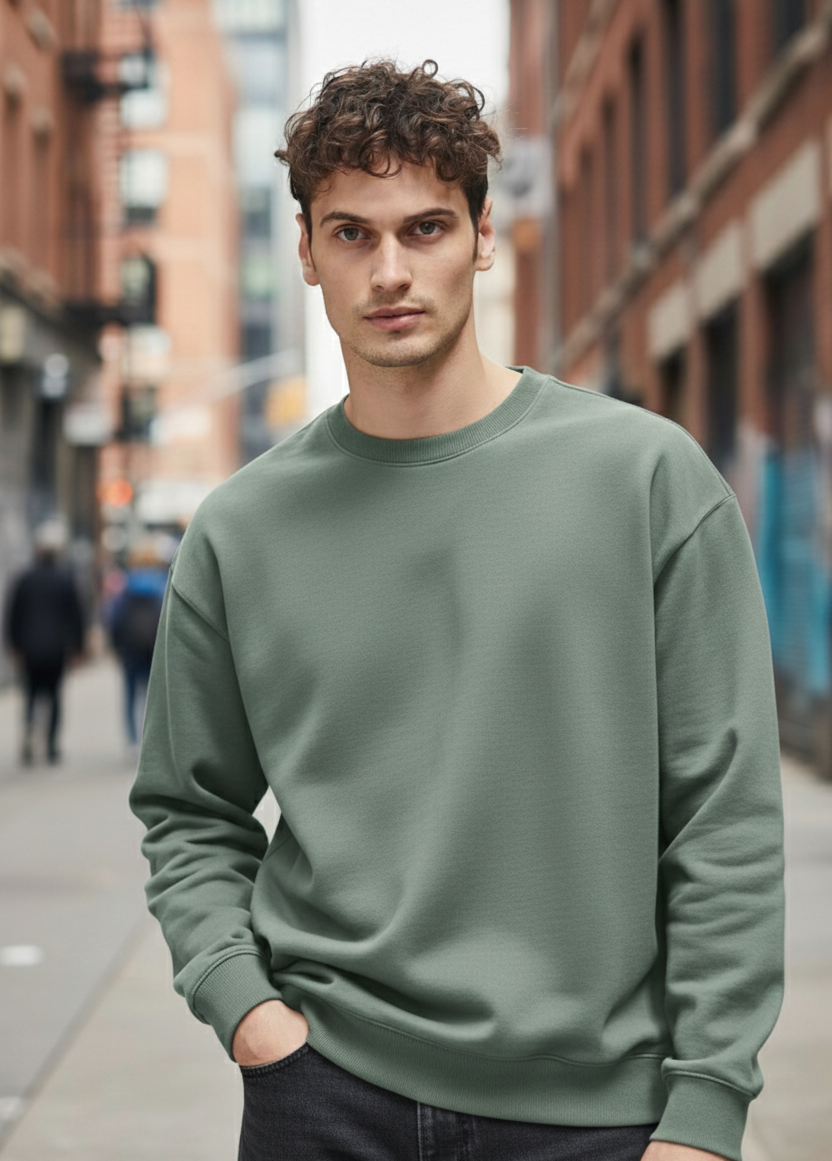 Sweatshirt | Logan – Sage Green