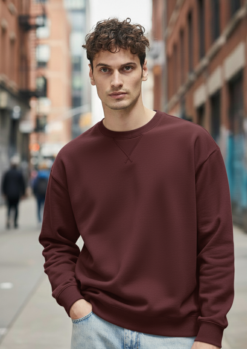 Sweatshirt | Anthony – Maroon