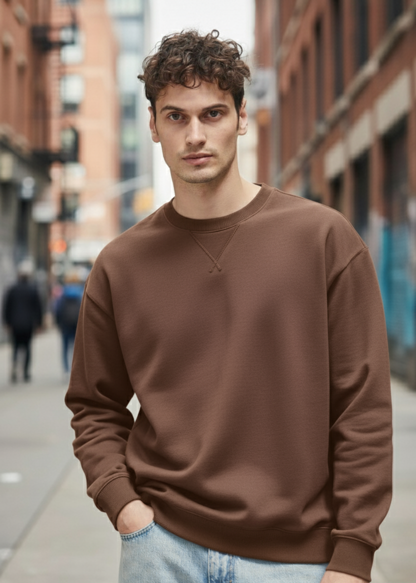 Sweatshirt | Daniel – Brown