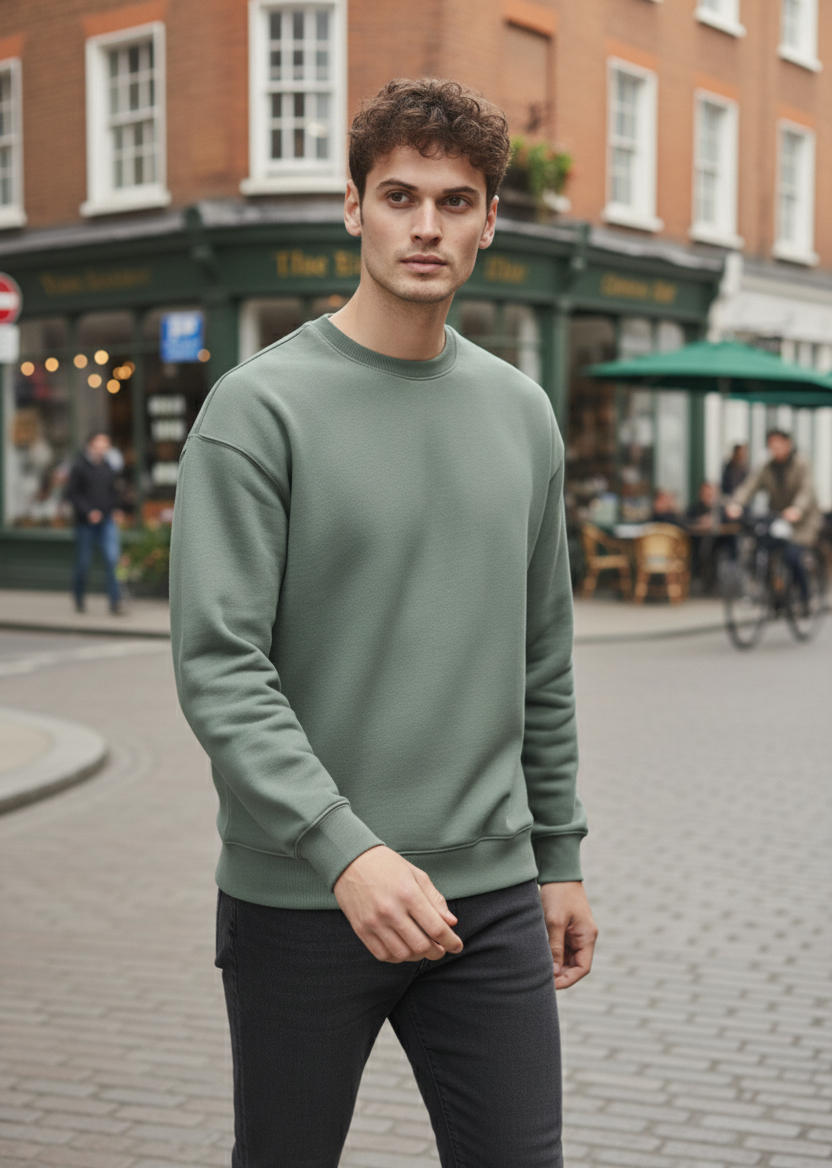 Sweatshirt | Logan – Sage Green