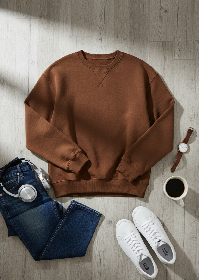 Sweatshirt | Daniel – Brown
