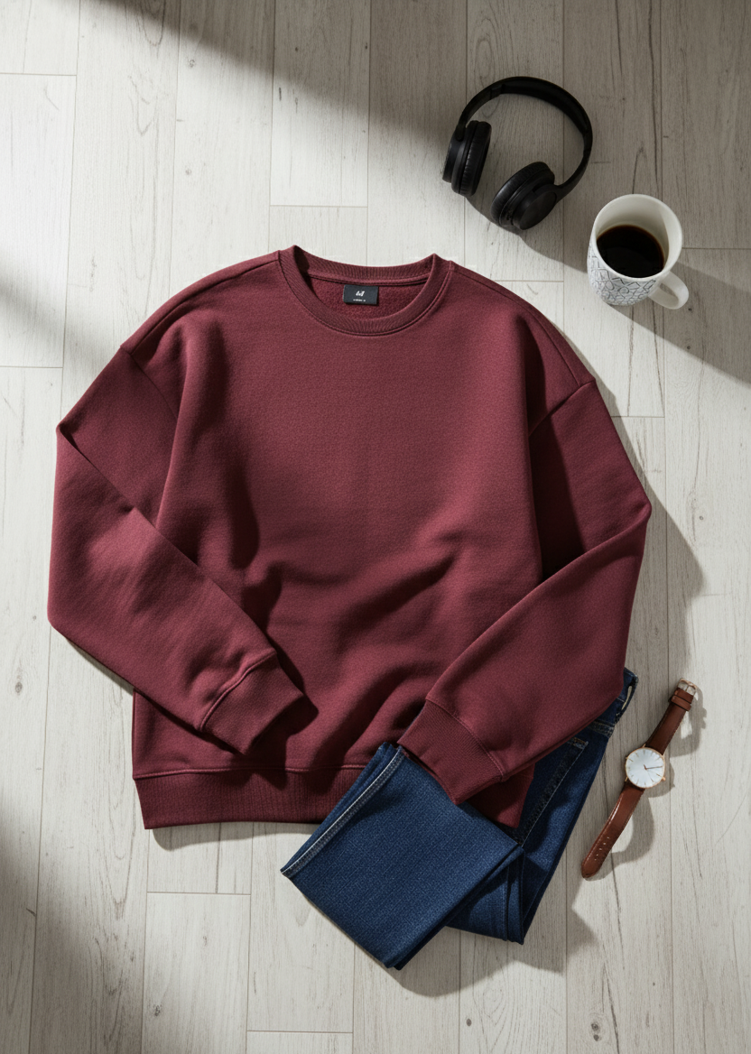 Sweatshirt | Anthony – Maroon