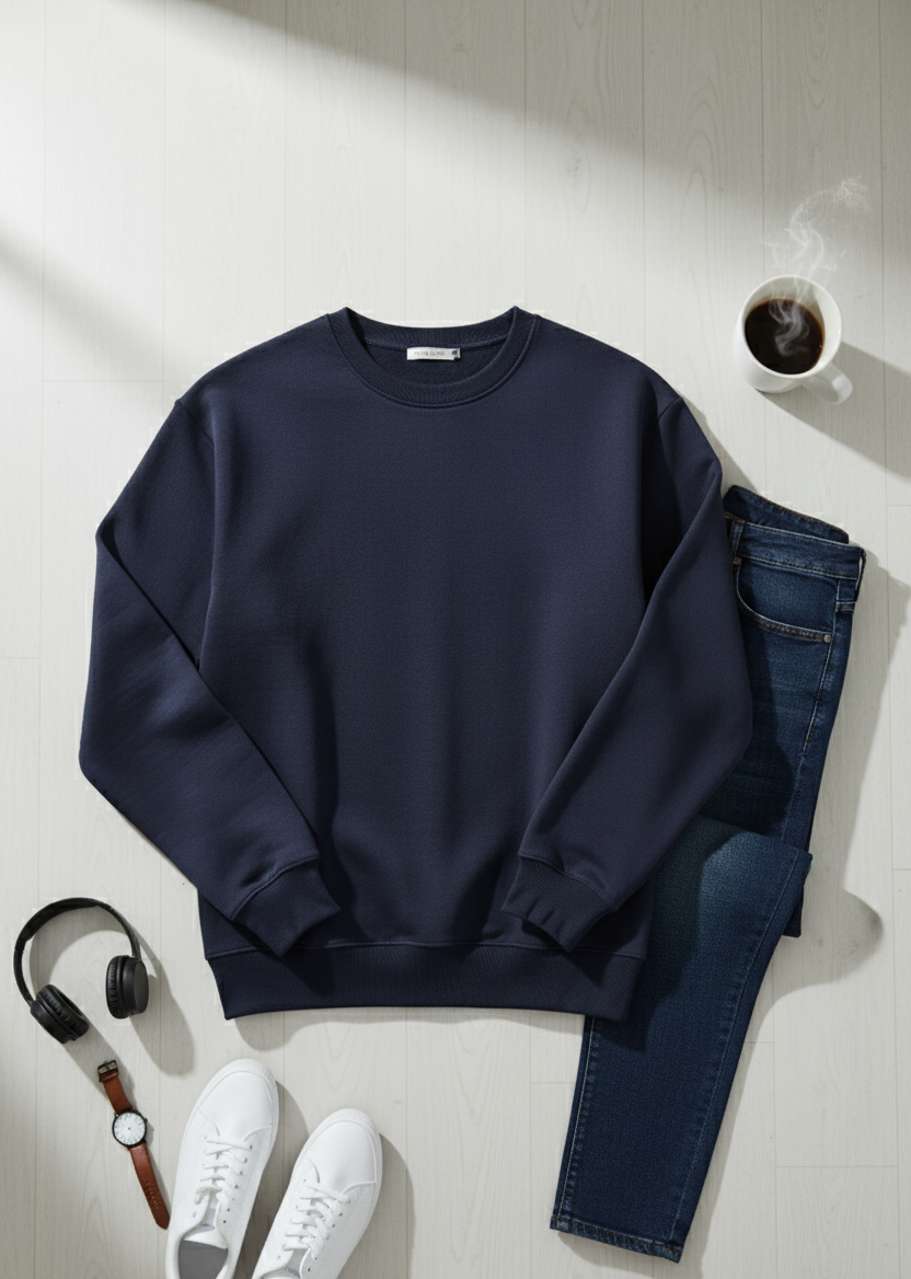 Sweatshirt | Nathan – Midnight Blue