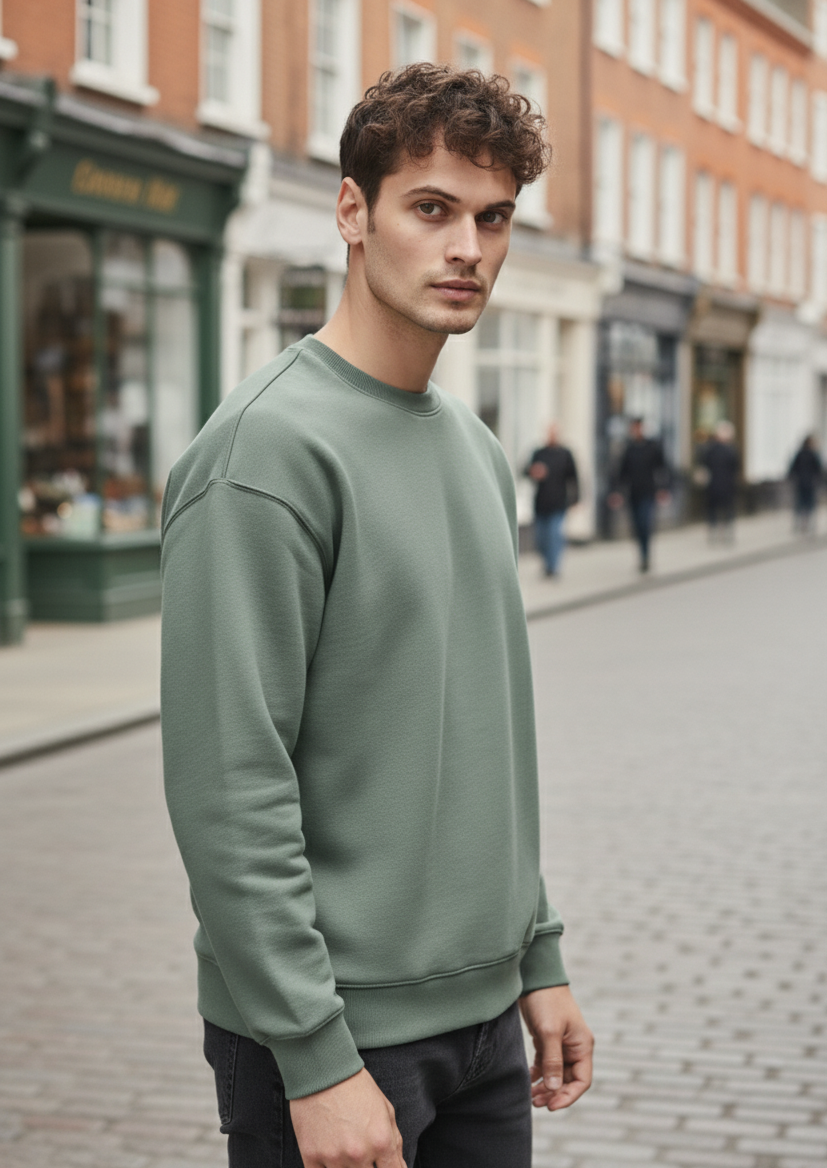 Sweatshirt | Logan – Sage Green