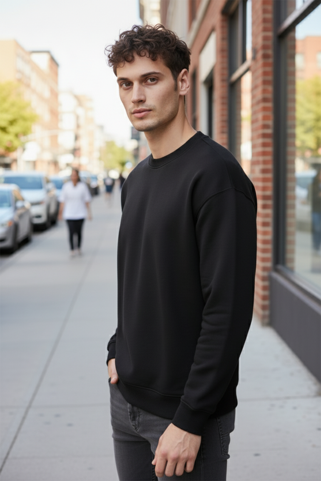 Sweatshirt | James – Black