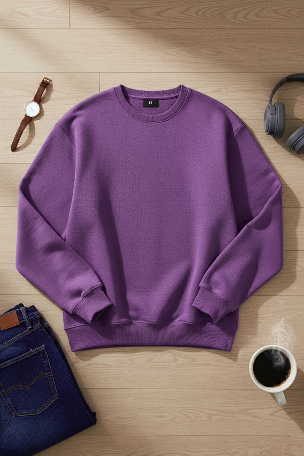 Sweatshirt | Ethan – Purple
